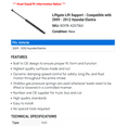 thumbnail image 2 of Liftgate Lift Support - Compatible with 2009 - 2012 Hyundai Elantra 2010 2011, 2 of 2