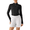 Black, variant on G4Free Lightbreeze Women's UPF 50 Sun Shirts Long Sleeve Crop Workout Tops Thumbholes Mock Neck Quater Zip Tees Running