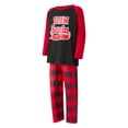 thumbnail image 4 of Meihuid Matching Christmas Pajamas for Family, Funny Holiday Cute Let It Snow Print Tops and Plaid Pants Xmas Sleepwear Pjs Set, 4 of 10