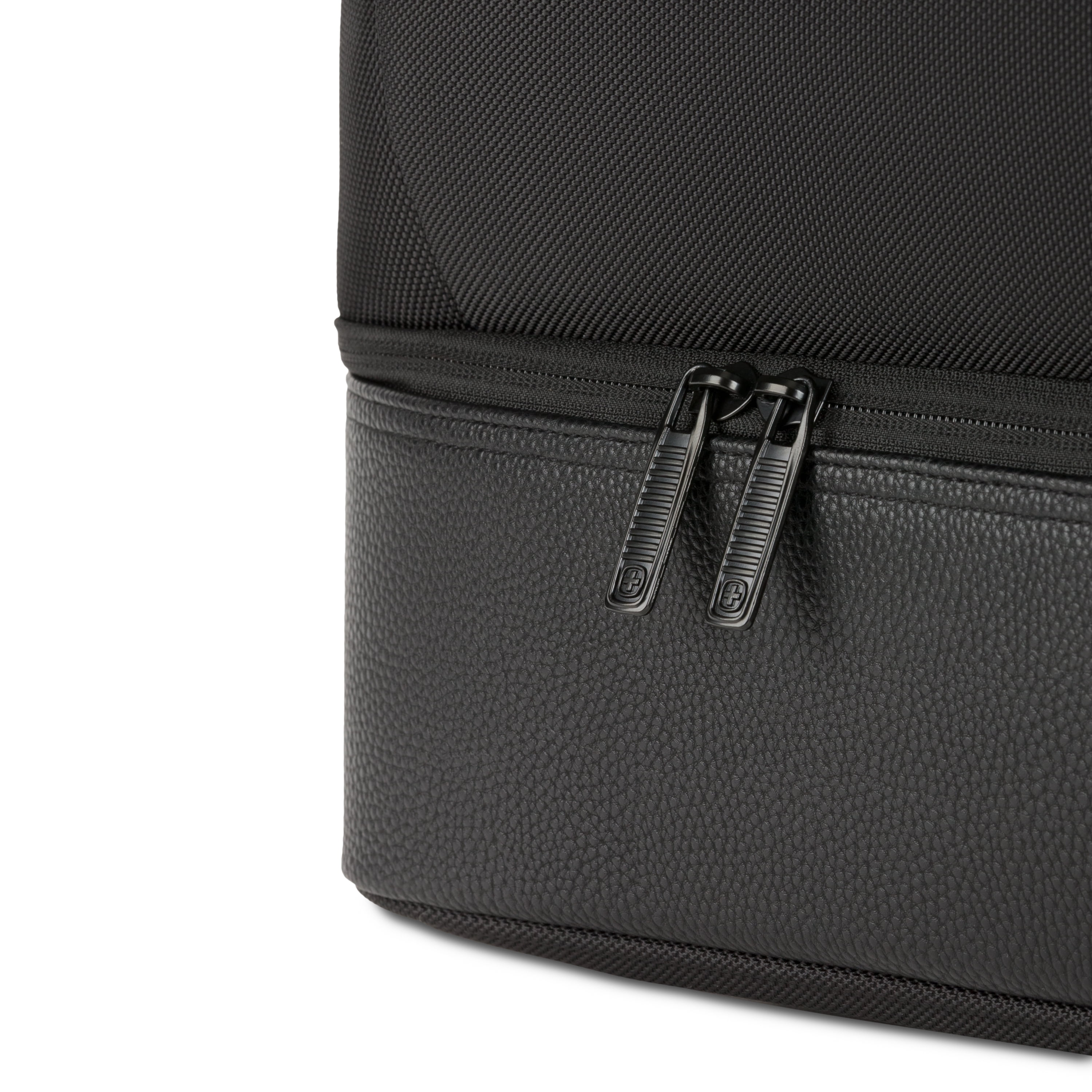 SWISSGEAR Weekender II Travel Tote Bag in Black for Travel, Gym and Everyday with Laptop Pocket and Bottom Compartment
