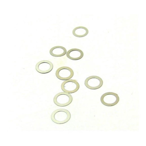 4 x 5 4 x 0.01 mm Steel Shims, 10 Piece