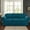 Blue, variant on Velvet Plush Stretch Soft Sofa Slipcover Washable Cover Protector for 1-4 Seater Couch and Family with Pets, Kids