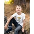 thumbnail image 2 of Kid With A Bird T-Shirt Juniors -Image by Shutterstock,  x-Large, 2 of 4