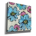 thumbnail image 2 of Epic Graffiti 'Graphic Pink and Blue Floral II' by Silvia Vassileva, Canvas Wall Art, 26"x26", 2 of 2