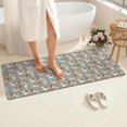 thumbnail image 4 of Brown Cartoon Unicorn Pattern Bathroom Rugs Mat,Non Slip Microfiber Bathroom Rug,Rubber Backing,Soft Bathroom Mats for Bathroom Floor,Tub and Shower,60x24in(150x60cm), 4 of 5
