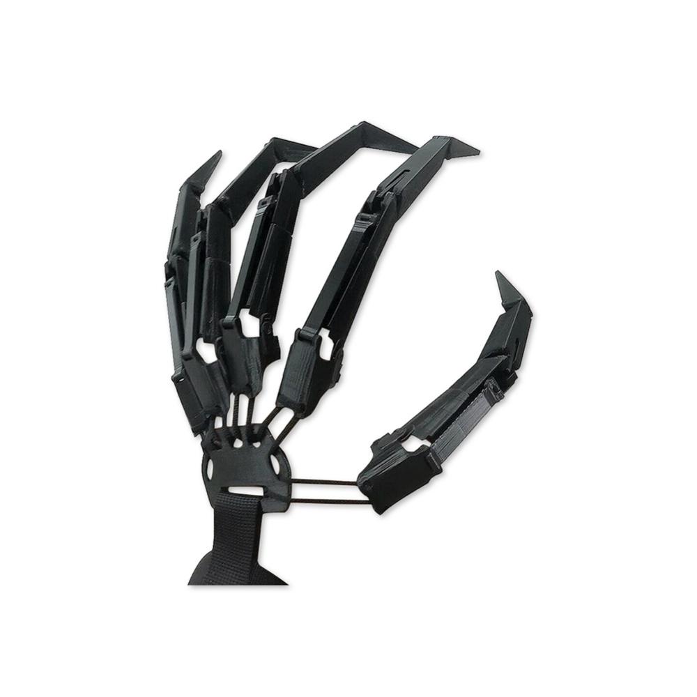 Halloween Articulated Fingers,3D Cosplay Claws Extender,Wearable Scary
