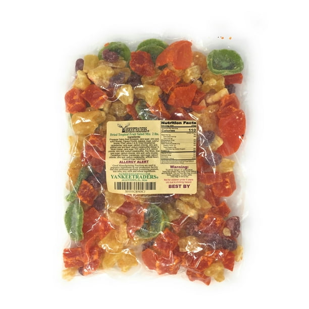 YANKEETRADERS Brand, Tropical Fruit Salad/Dried Fruit 2 lbs