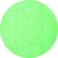 thumbnail image 1 of Ahgly Company Indoor Round Abstract Green Modern Area Rugs, 6' Round, 1 of 4