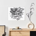 thumbnail image 6 of Naloa Tiger Butterfly Floral Art Print Canvas Bathroom Wall Art,Bathroom Wall Art Decoration, Canvas Poster Prints,Decorative Paintings for Living Room, Bathroom, Kids Room, 6 of 6