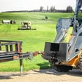 thumbnail image 7 of Dextrus 3/8" Thick Skid Steer Mount Plate with 2" Detachable Trailer Hitch Receiver Attach pallet fork, 7 of 7