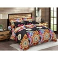 thumbnail image 3 of Ensemble de Housse de Couette, Literie Florale Format Grand Lit, Dolce Mela - Ecstasy DM712Q, 3 of 3