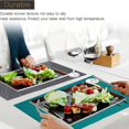 thumbnail image 4 of Rectangle Placemats For Kitchen Table And Dining Room,heat-resistant And Surface Washable Placemat, 4 of 5