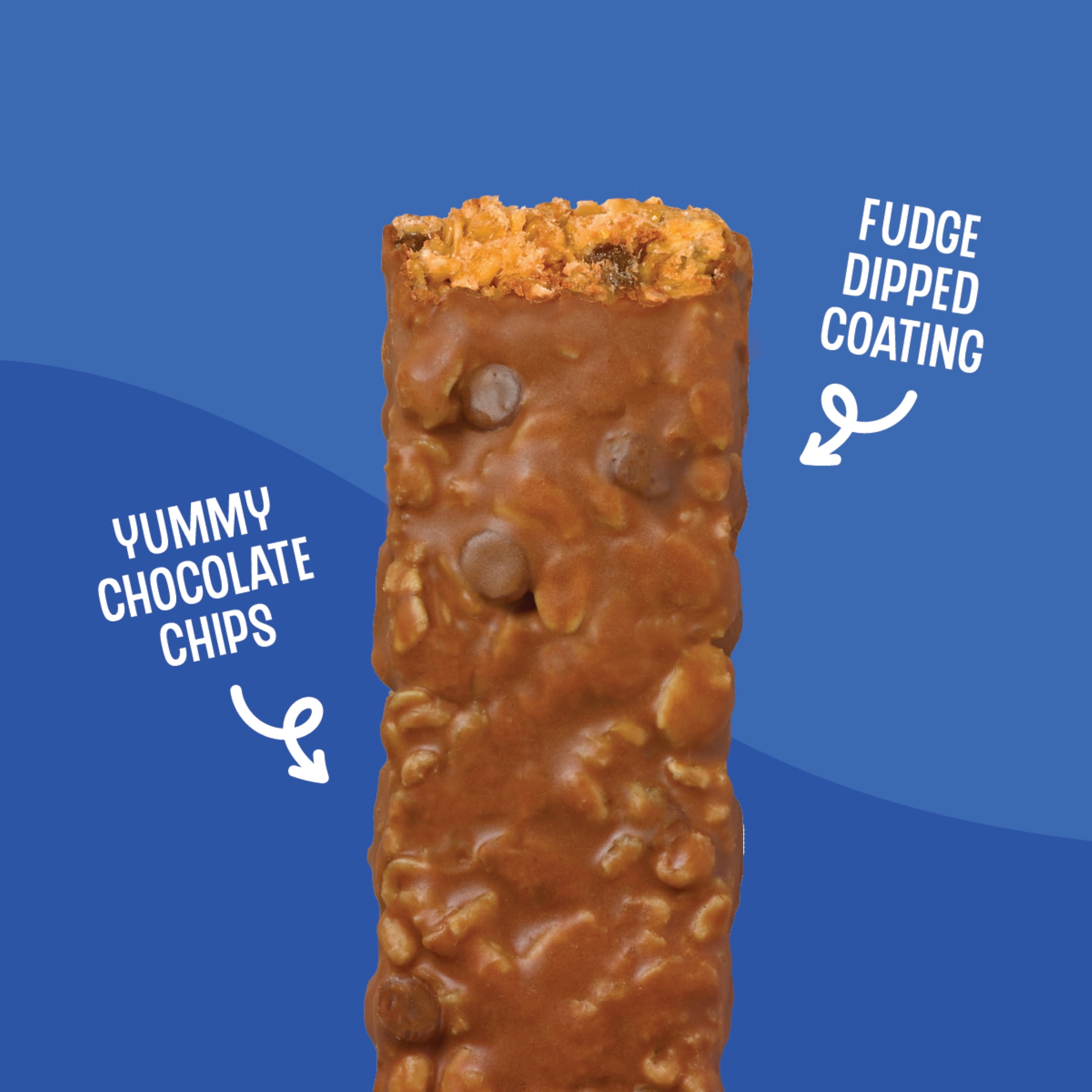 Sunbelt Bakery Fudge Dipped Chocolate Chip Chewy Granola Bars, 120 Bars (12 Boxes), 135.12 oz