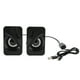 thumbnail image 1 of Altavoz de computadora Mini altavoz de escritorio con control de volumen con cable alimentado por USB con luces RGB para el trabajo en casa, 1 of 5