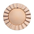 thumbnail image 2 of Balsa Circle 6 Gold 13" Acrylic Wooden Textured Round Scalloped Trim Plastic Charger Plates, 2 of 8