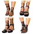 thumbnail image 1 of Calcetas Genevieve De Encaje Fino Transparente Tobillero 10 Pares, 1 of 7