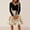 Orange #069, variant on Women's Halloween Dress Bat 1950s V-Neck Cute Swing Dress Witch Hat Printed Long Sleeve Funny Dresses with Belt S