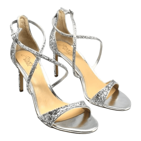 Jewel Badgley Mischka Women's Dimitra Evening Sandals - Sparkling Glamour for U(size 10)