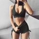 thumbnail image 2 of Gibobby Ropa Deportiva Mujer Trajes de entrenamiento para mujeres Conjuntos de mallas de yoga de cintura alta con sujetador deportivo sin costuras de 2 piezas(Negro, XL), 2 of 5