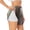 White, variant on Mystic Fox With Halo for Double-layer Running Short for Women, Perfect for Gym, Tennis, and More, Featuring a Convenient Pocket-Large