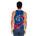 thumbnail image 3 of Tie Dye Tank Top Men Women - Fun Bright Colotful Tops, 3 of 6