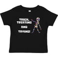 thumbnail image 3 of Inktastic Trick Treating and Trying Autism Awareness with Zombie Boys or Girls Toddler T-Shirt, 3 of 5