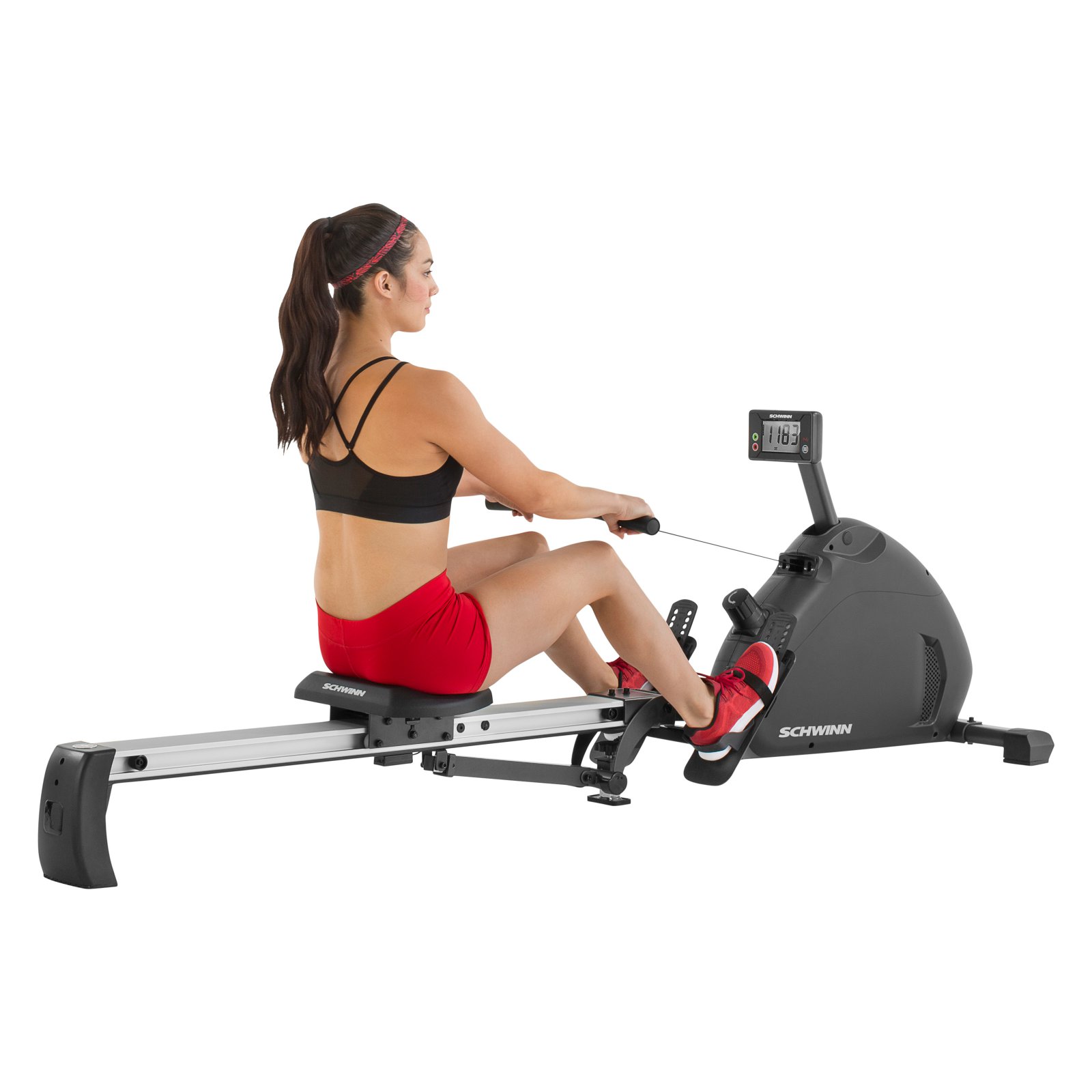 Schwinn Crewmaster Rower with Large Adjustable LCD Display + 10-year Warranty