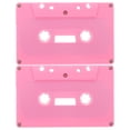 thumbnail image 1 of CIMAXIC Fête 2 Pcs Cassette Rétro Colorée Ruban Décoratif Cassettes Audio Vierges pour Décorations de Fête Musicale Projets DIY, 3.94"X2.48"X0.47 Pouces, 1 of 5