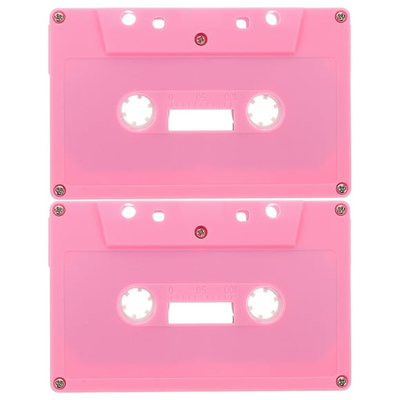 2pcs Retro Colorful Cassette Tape Decor Blank Audio Cassettes for Music Party Decorations DIY Projects