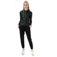 thumbnail image 3 of Only Womens Bandit Faux Leather Biker Jacket, 3 of 5