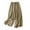 Coffee, variant on fheaev Wide Leg Linen Pants For Women Summer Plus Size High Waisted Elastic Waist Loose Cotton Linen Pants With Pockets Lightweight Flowy Pants Trousers