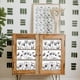 thumbnail image 3 of Juego de 3 calcomanías de flores vintage para muebles y manualidades, 15 x 30 cm, diseño de tulipanes y margaritas, con 1 raspador., 3 of 9