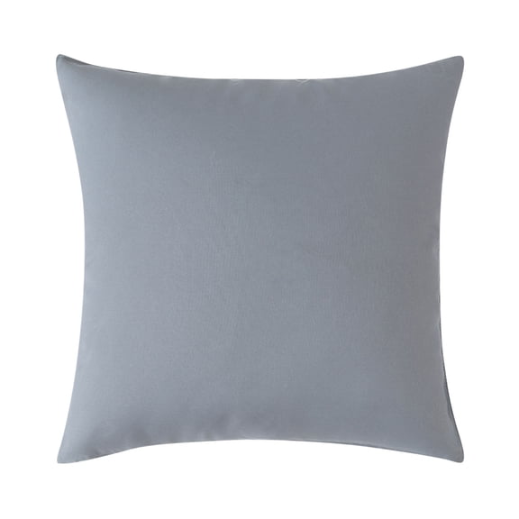 Outdoor Throw Pillows Covers, Waterproof for Outdoor Seating, Square Decorative Garden Cushion for Patio Furniture, Bed Gray