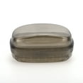 thumbnail image 3 of Unique Bargains 1 Pc Waterproof Soap Holder Double Layer with Cover Gray Soap Dish for Bathroom 5.51"x4.13"x2.52", 3 of 6