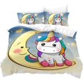 thumbnail image 2 of Juego de cama Unicornio 1 persona con funda nórdica infantil 135 x 200 micras ER, 2 of 3