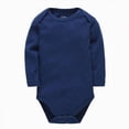 thumbnail image 2 of CAUYDY Newborn Girl One-Pieces Baby Long Sleeved Sleepwear for Boy Infant Cute Pjs Fall Winter Preemie Clothing 0-3M 6-9M 12-18M Sizes 9-12 Months,Blue, 2 of 7