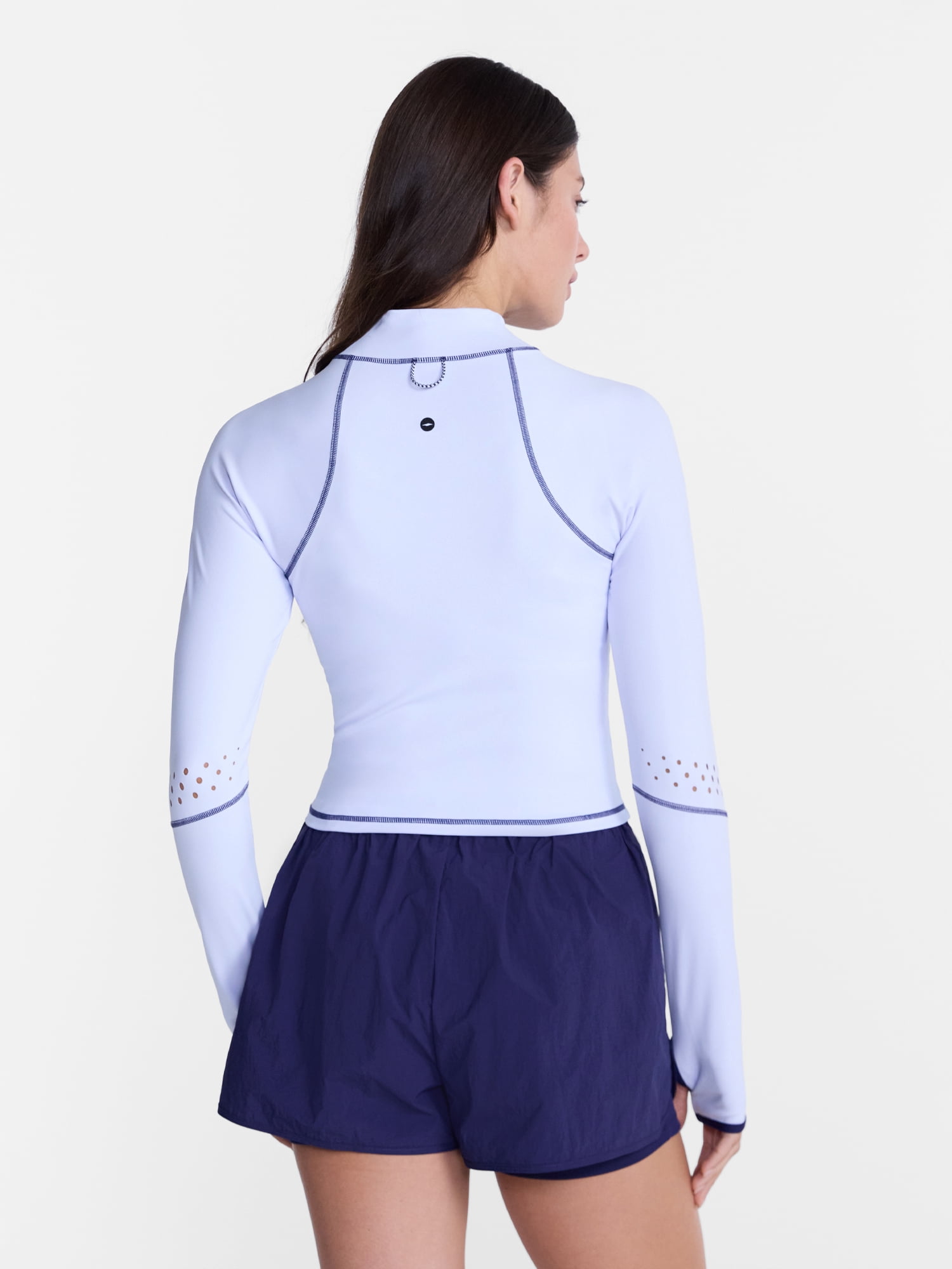 Avia Women’s Mock Neck Run Top with Long Sleeves, Sizes XS-XXXL