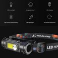 thumbnail image 3 of LED Head Lamp Outdoor Flashlight Headlamps 4pcs with Adjustable Headband Far Near Double Light 180 ° Rotation Adjustment, 3 of 5
