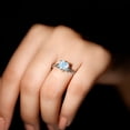 thumbnail image 5 of Rosec Jewels Ethiopian Opal Heart Shaped Engagement Ring - Celtic Knot Ring - 8 mm - AAA Quality - with Jewelry Box, 10K White Gold, US 13.00, 5 of 9