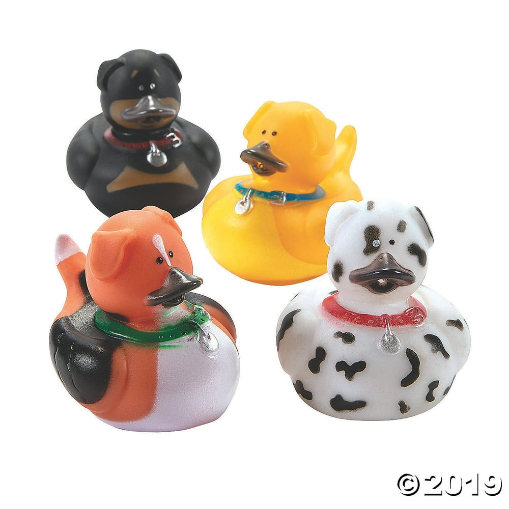 Dog Rubber Duckies (1 dz) by Fun Express