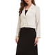 thumbnail image 4 of BLAZER CORTO CHIC INSPIRE para Mujer, Chaqueta de Oficina con Solapa, Manga Larga, Blazers de Negocios, M Blanco, 4 of 6