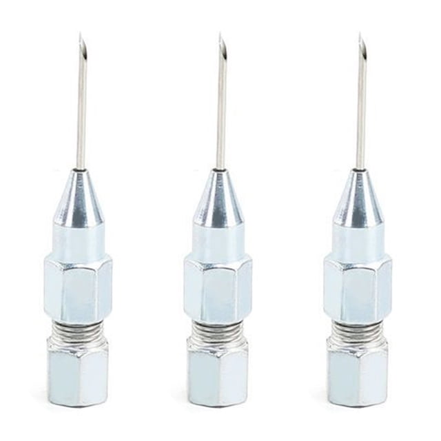 3pcs Steel Grease Injector Needles Durable and Efficient Needles for Precise Greasing