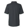 thumbnail image 5 of Harriton M105W Women's Maverick CVC Pique Polo-Dark Charcoal-M, 5 of 6