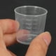thumbnail image 4 of 100 vasos medidores de plástico de 30 ml, transparentes, para mezclar pintura, tinte y resina epoxi., 4 of 7
