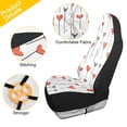 thumbnail image 3 of ALAZA Hearts Pattern Car Seat Covers 2 PCs Universal Auto Front Seats Interior Protector, 3 of 7