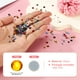 thumbnail image 2 of Uxcell 1440 Piezas de Rhinestone Hotfix Flatback de 4.8mm, Gemas de Cristal Redondas de Resina para Manualidades, Ropa, Decoración de DIY, Arte de Uñas, (SS20, Oro), 2 of 7