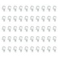 thumbnail image 2 of Xinyolin 50Pcs Lobster Hooks Plated Multipurpose DIY - Bracelet Necklace Key Ring Lobster Clasps Jewelry Findings, 2 of 8