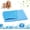 Blue, variant on Pawolaf Dog Cooling Mat, Reusable Pet Cool Mat, Washable Puppy Training Pad, Easy-Fold Pet Cool Mat for Home Travel, Self Cooling Pad for Dogs Cats in Hot Summer