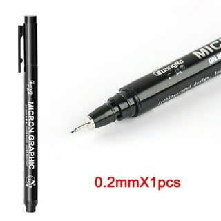 Mr. Pen- Drawing Pens, Black Multiliner, 8 Pack, Anime Pens