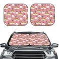 thumbnail image 2 of Fotbe Cartoon Chicken 2-Piece Car Windshield Sun Shade | Sun Blocker for Car Windshield | Foldable Automotive Interior Accessories for Sun Protection-Small, 2 of 7